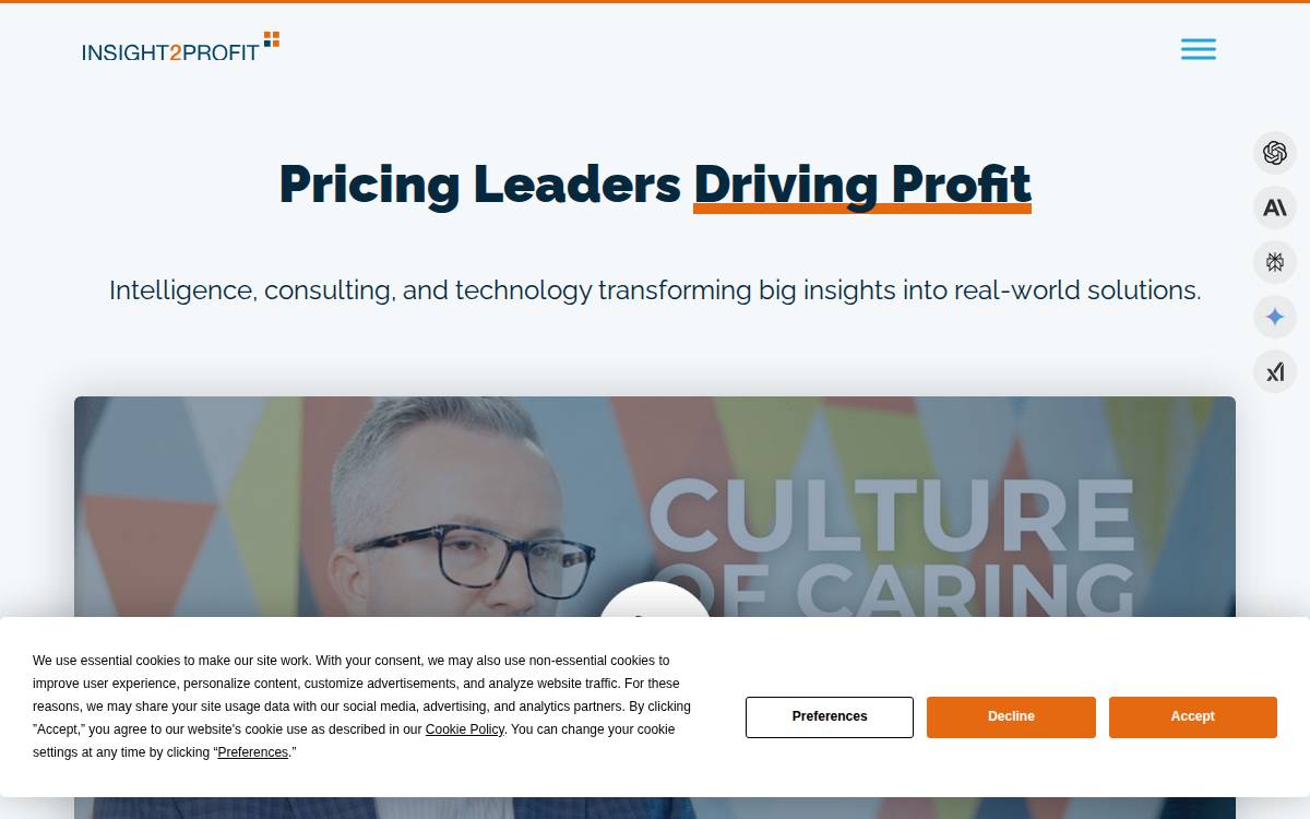 Insight2Profit website preview