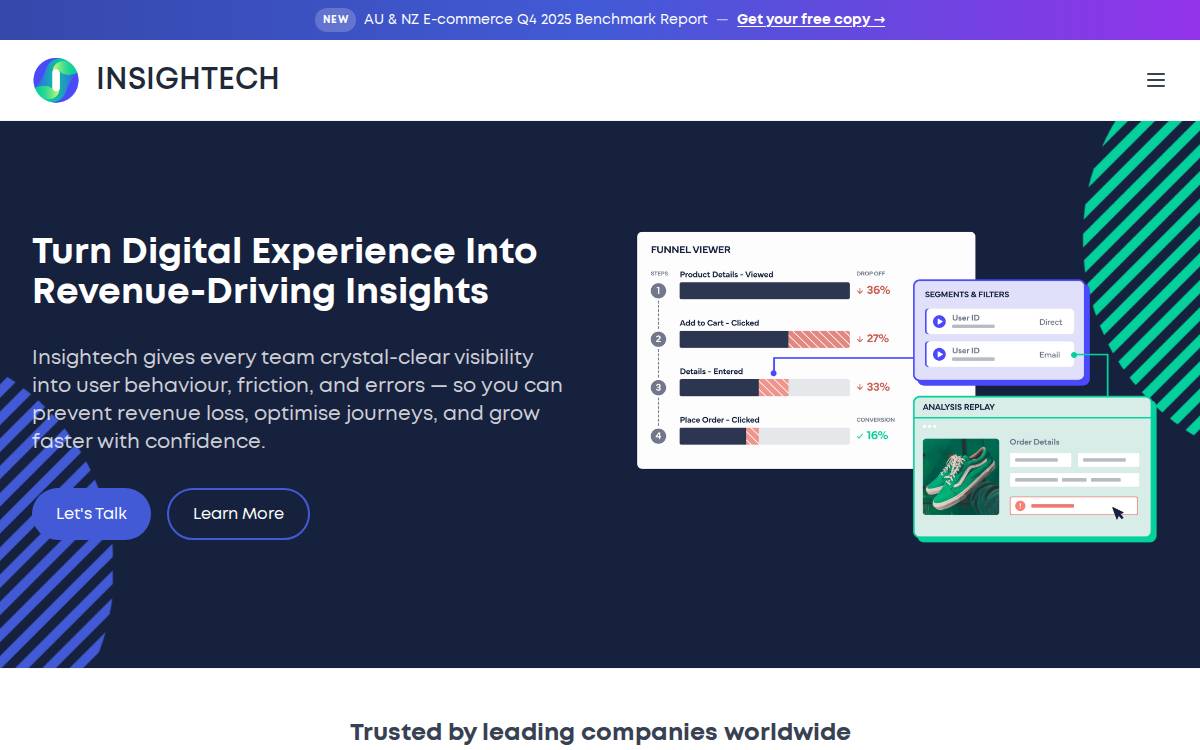 Insightech website preview