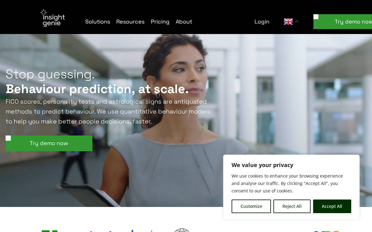 Insightgenie website preview