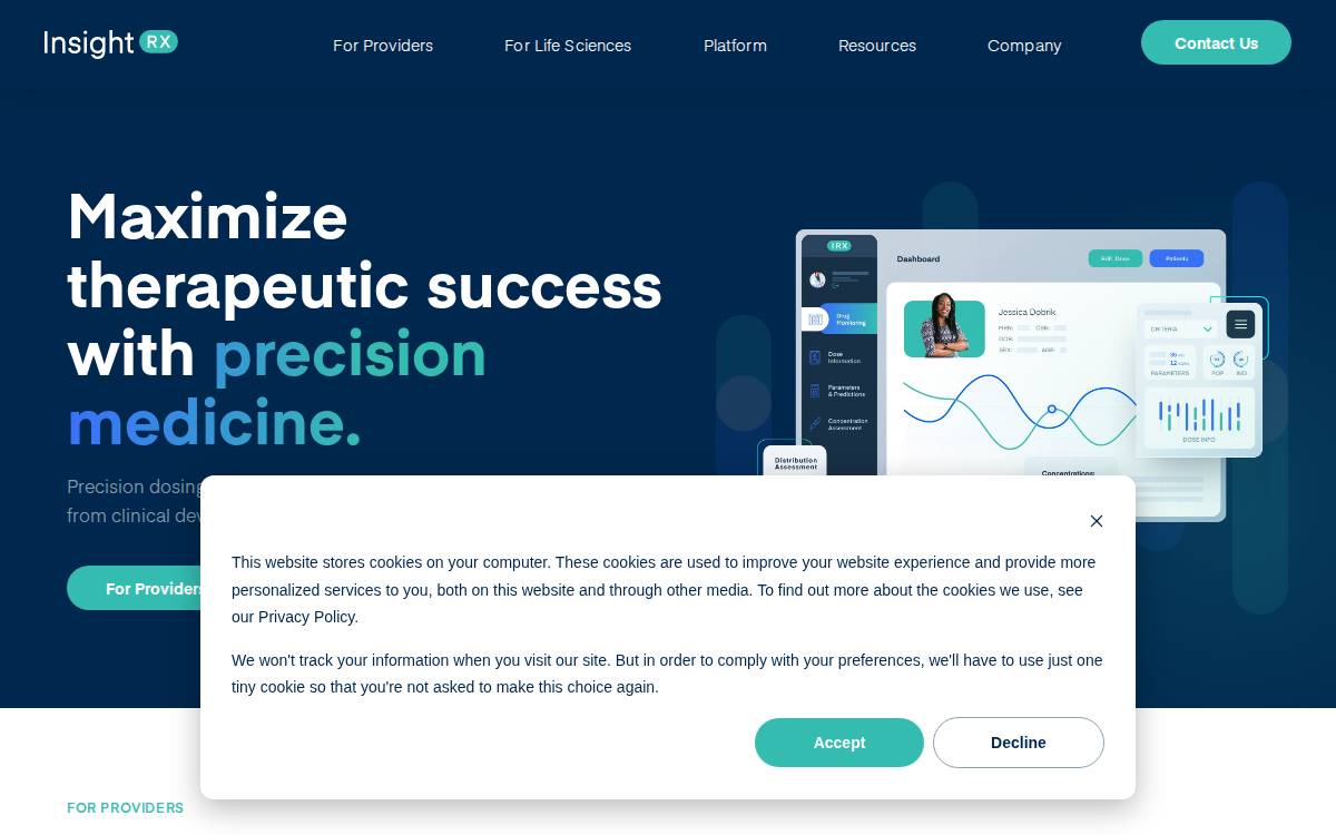 Insight RX website preview