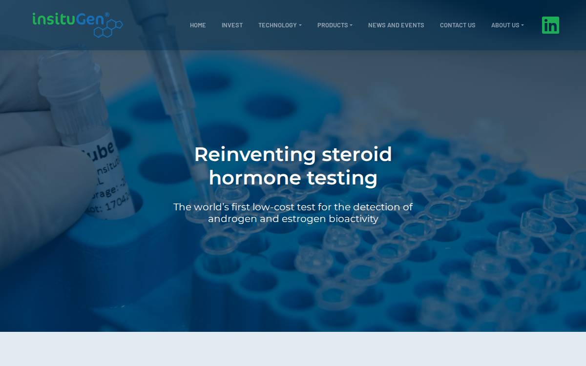 InsituGen website preview