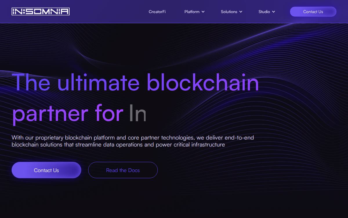 Insomnia Labs website preview