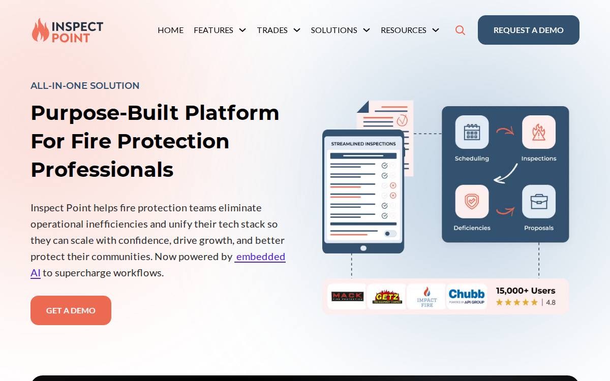 Inspect Point website preview