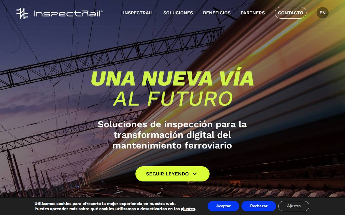 Inspectrail website preview
