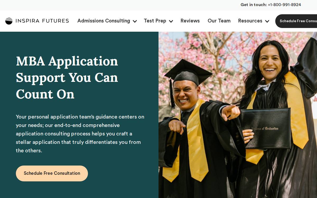 Inspira Futures website preview