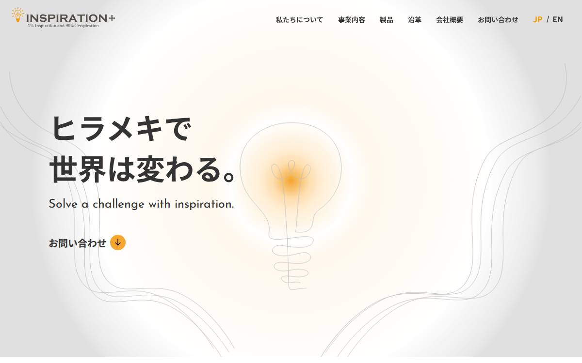 Inspiration Plus website preview