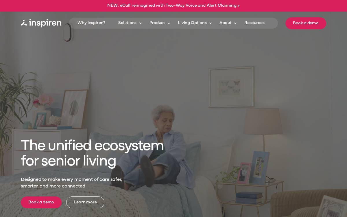 Inspiren website preview
