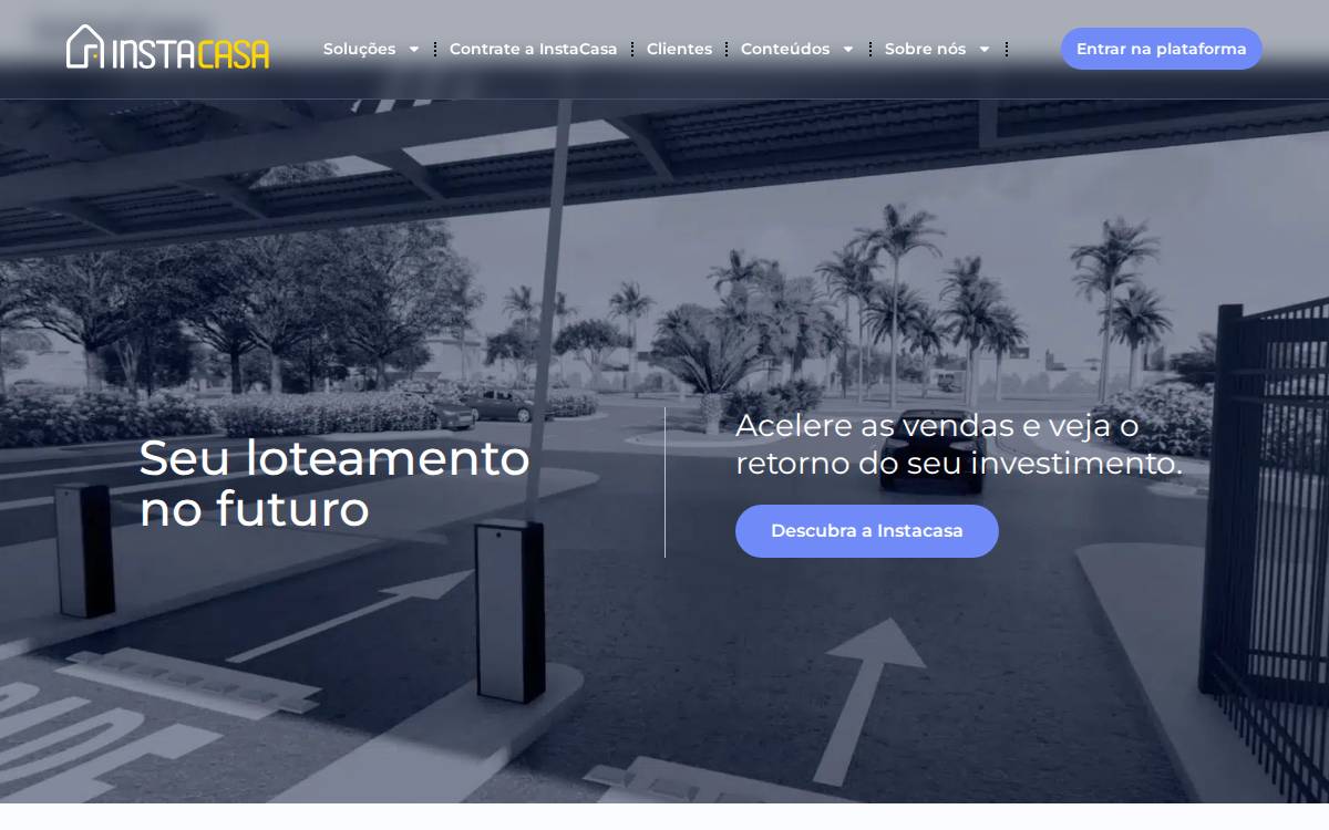 Instacasa website preview