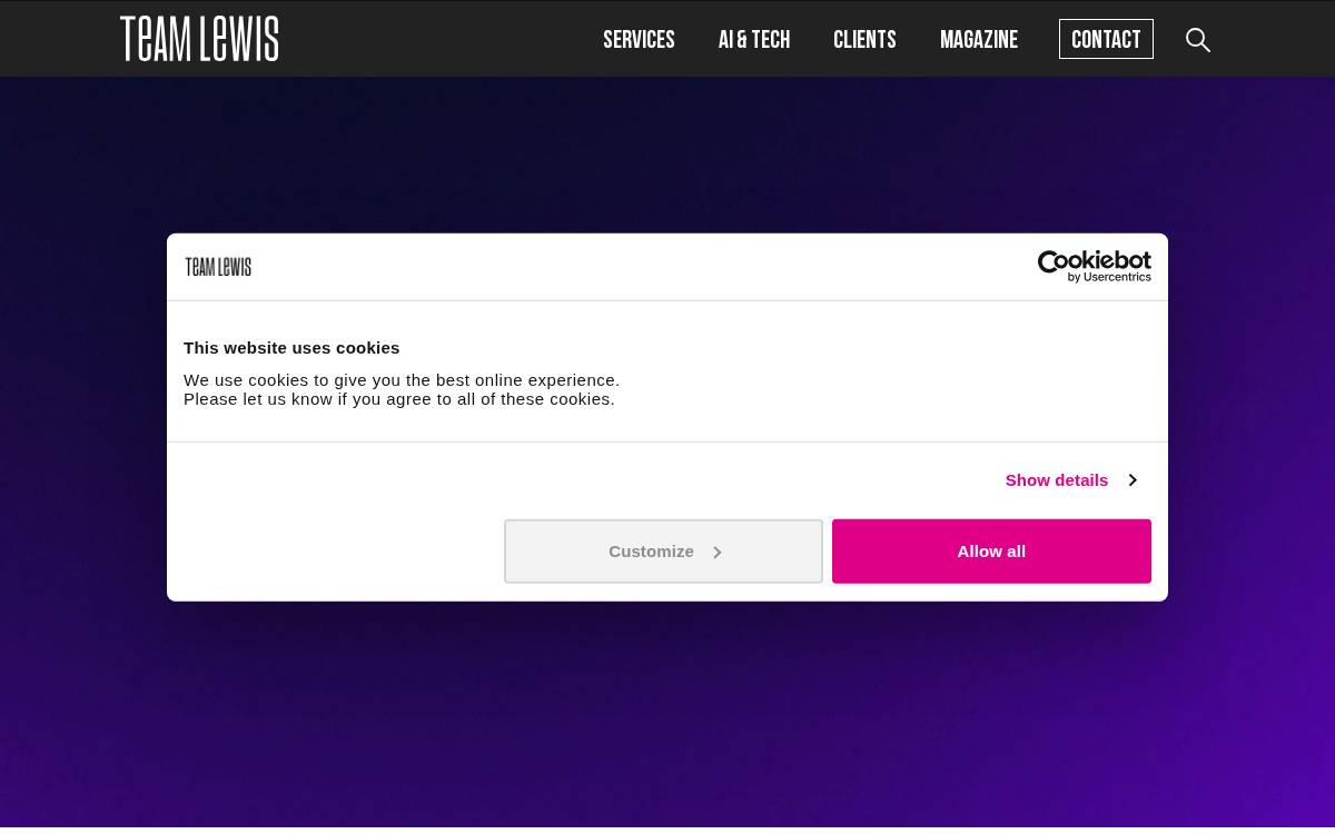 Instinctif Partners website preview