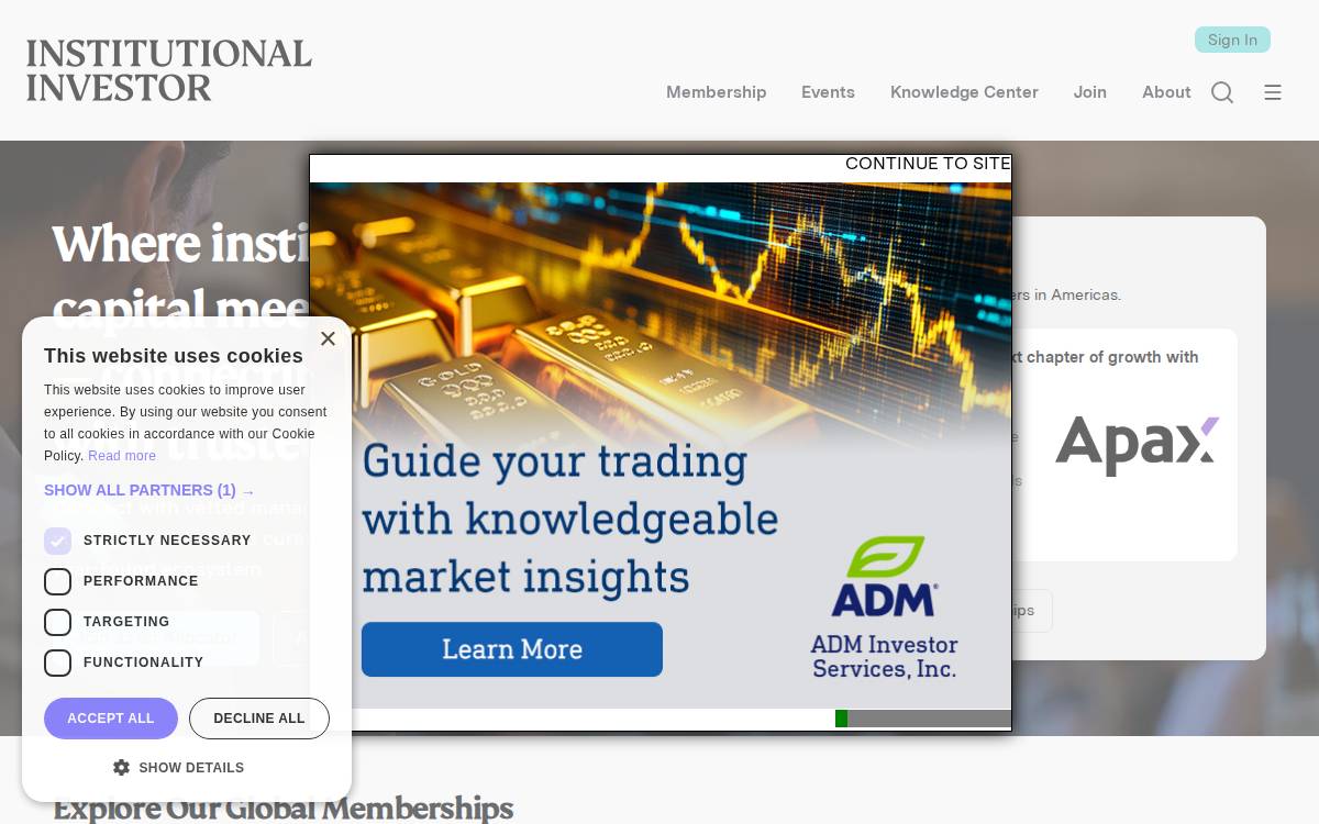 Institutionalinvestor website preview