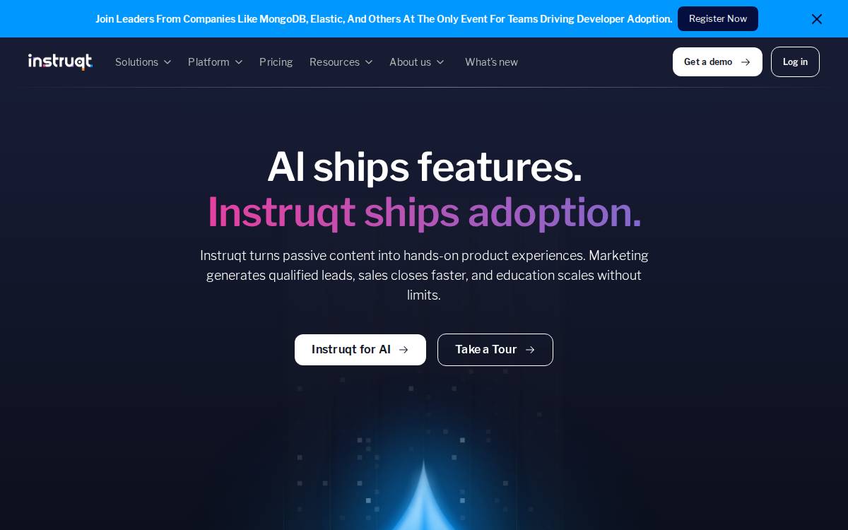 Instruqt website preview