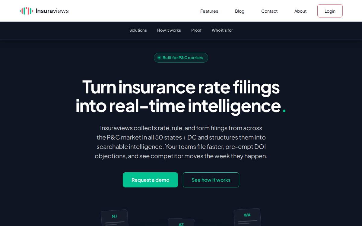 Insuraviews website preview