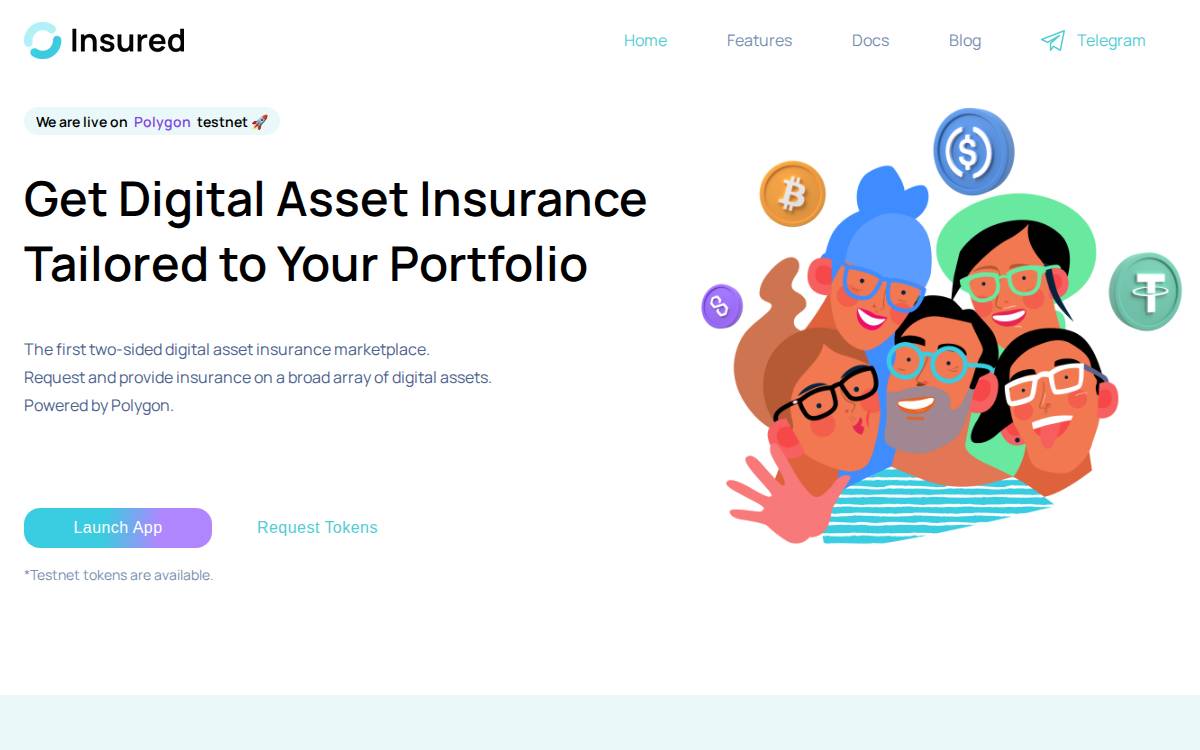 Insured website preview