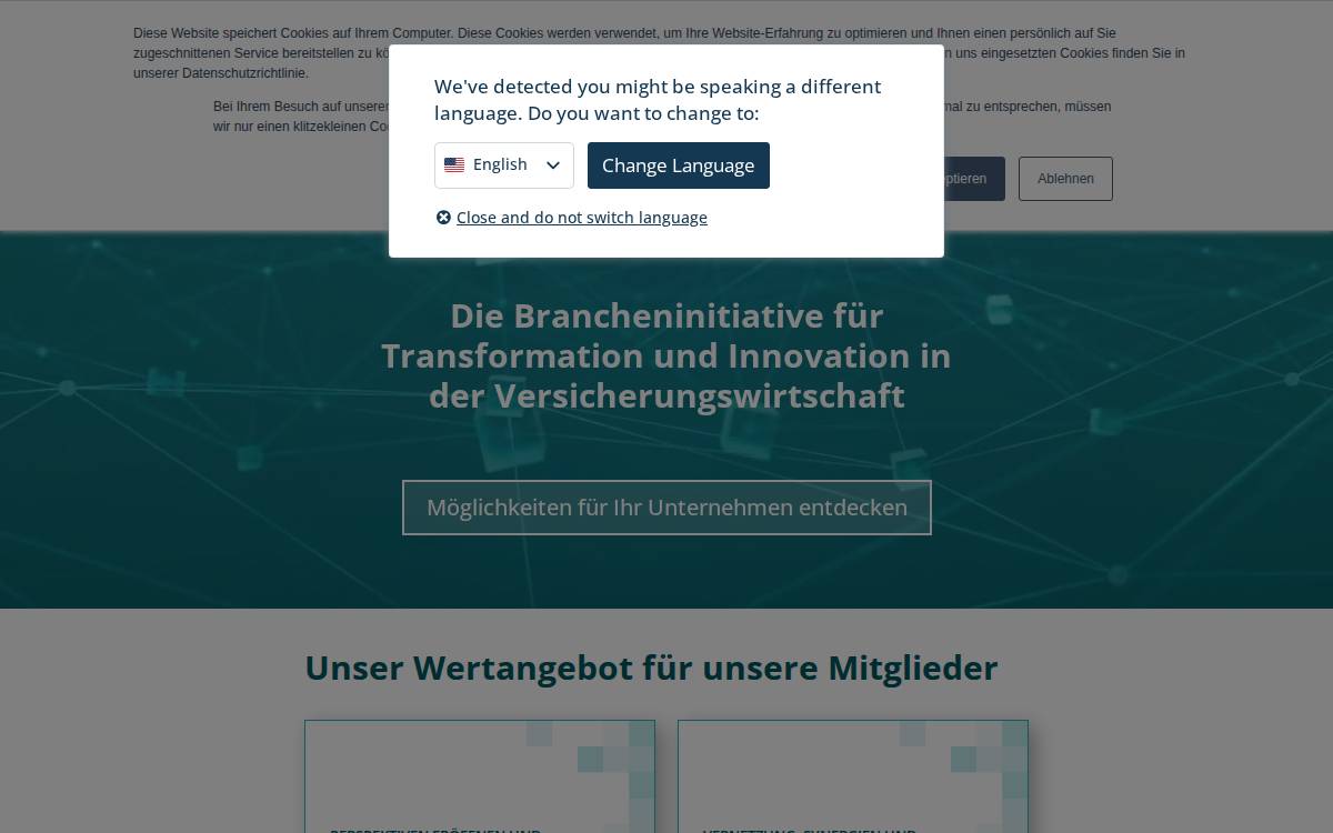 InsurLab Germany website preview