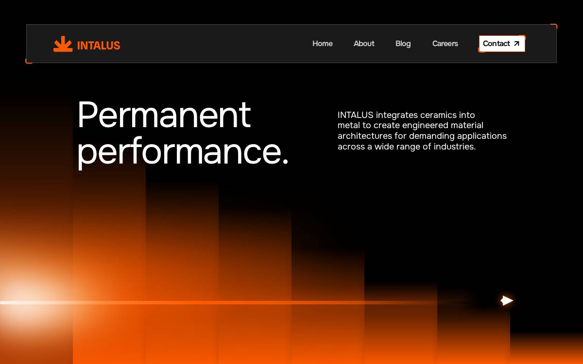 Intalustech website preview