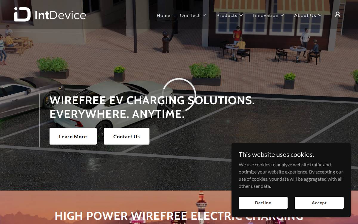 IntDevice website preview
