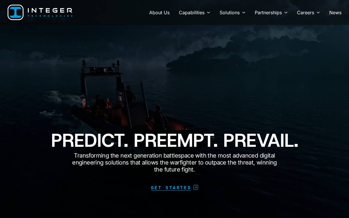 Integer Tech website preview