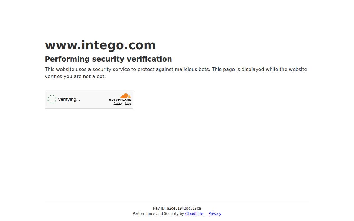 Intego website preview