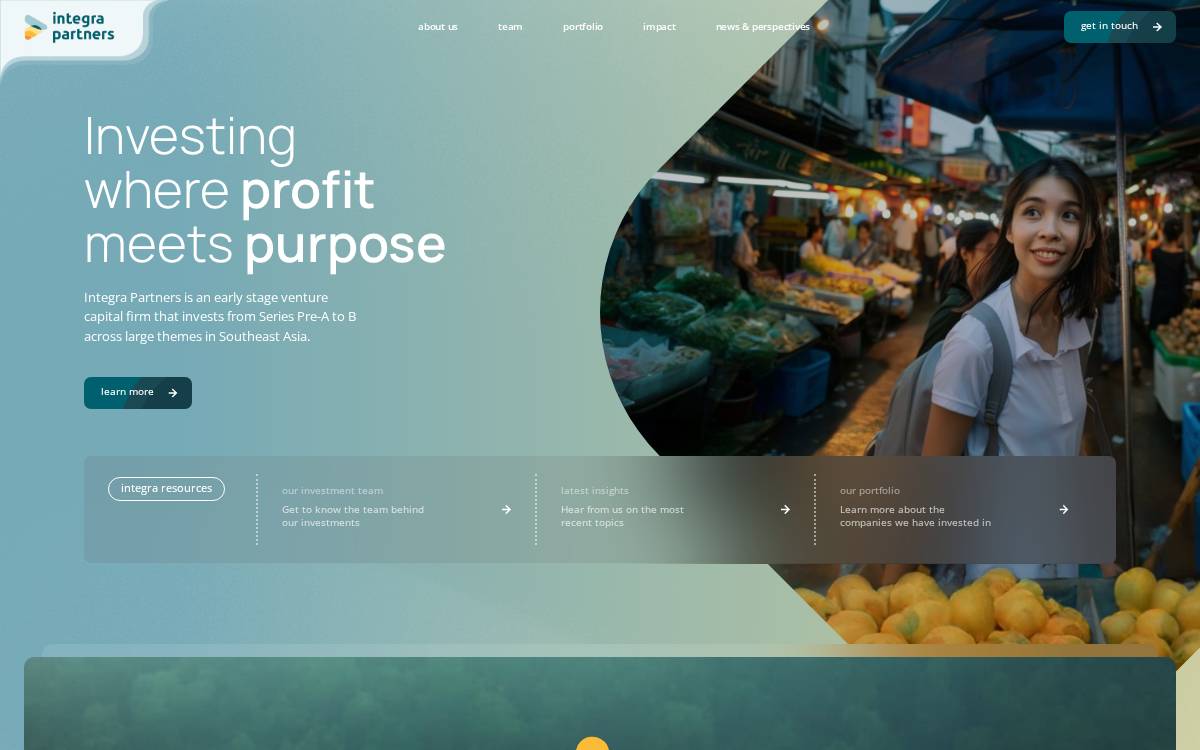 Integrapartners website preview
