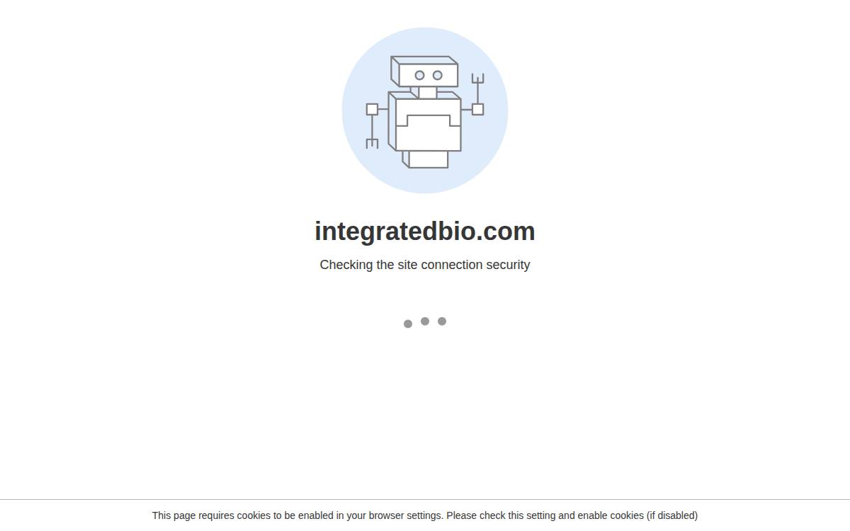 Integrated Biosciences website preview