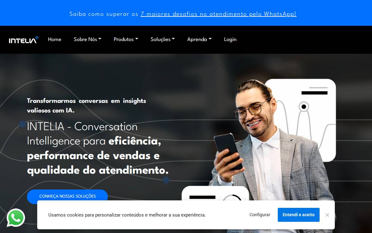 Intelia website preview