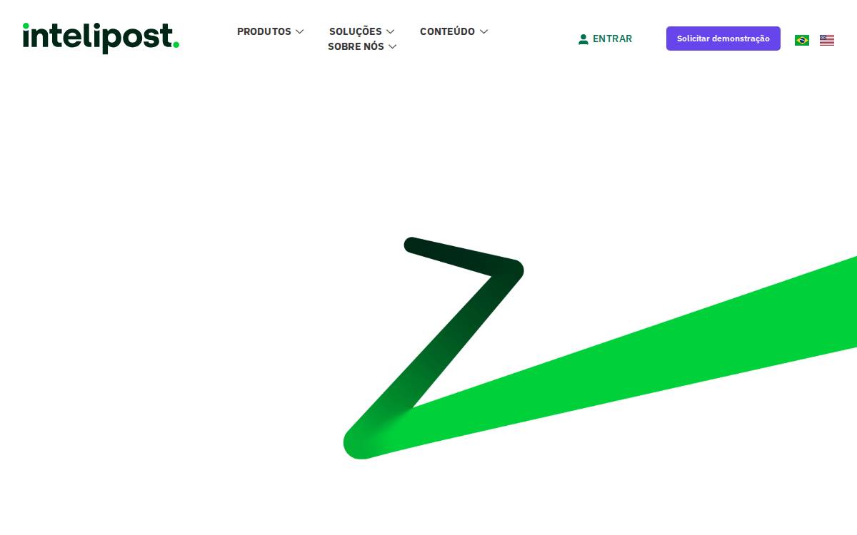 Intelipost website preview