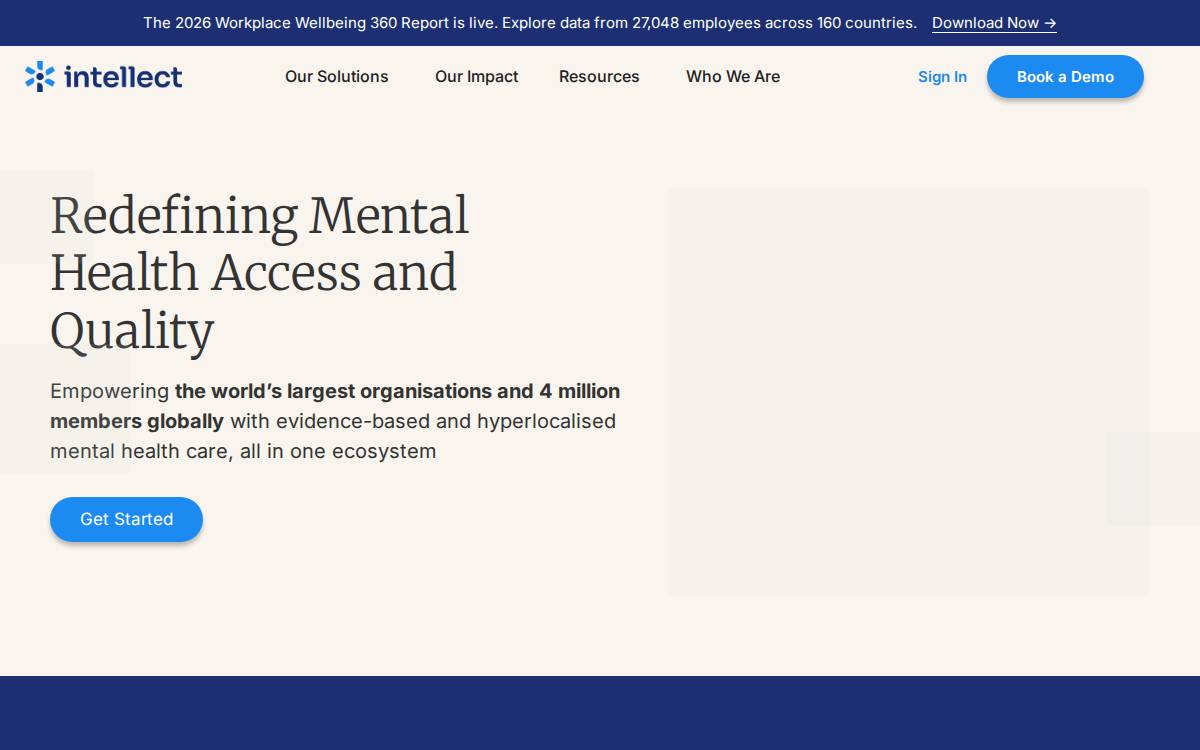 Intellect website preview