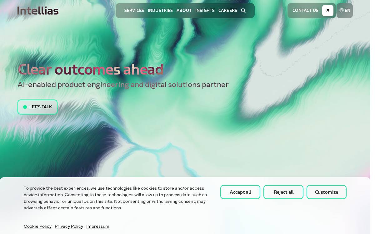 Intellias website preview