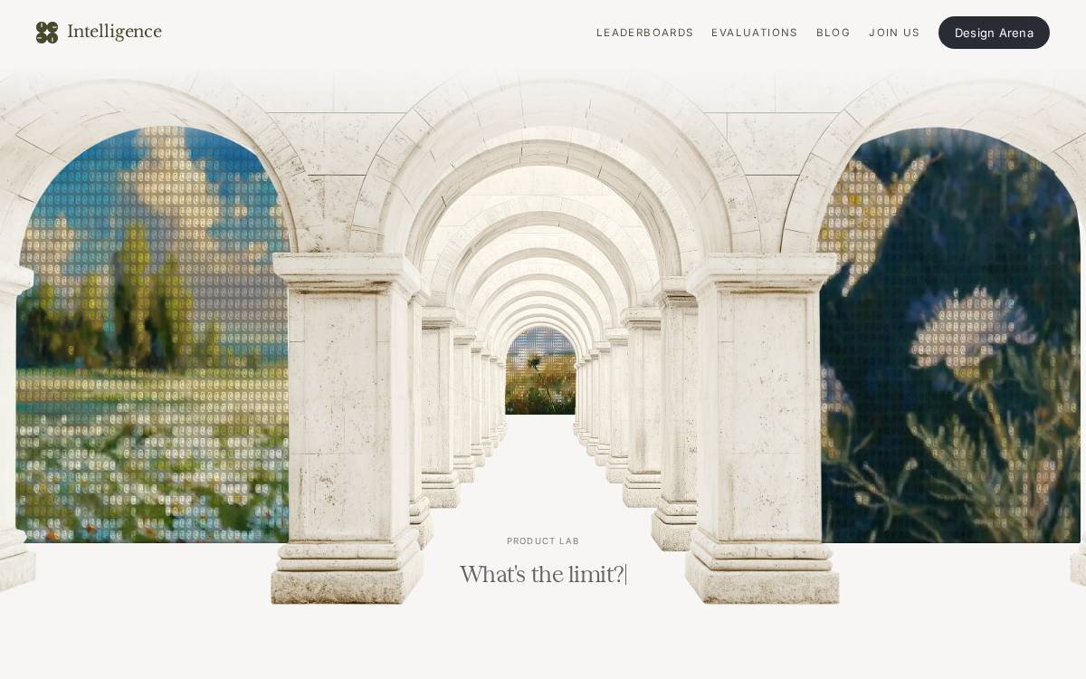 Intelligence website preview