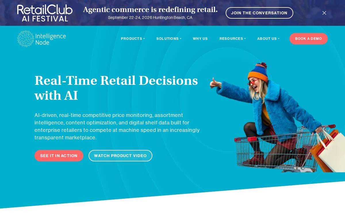 IntelligenceNODE website preview