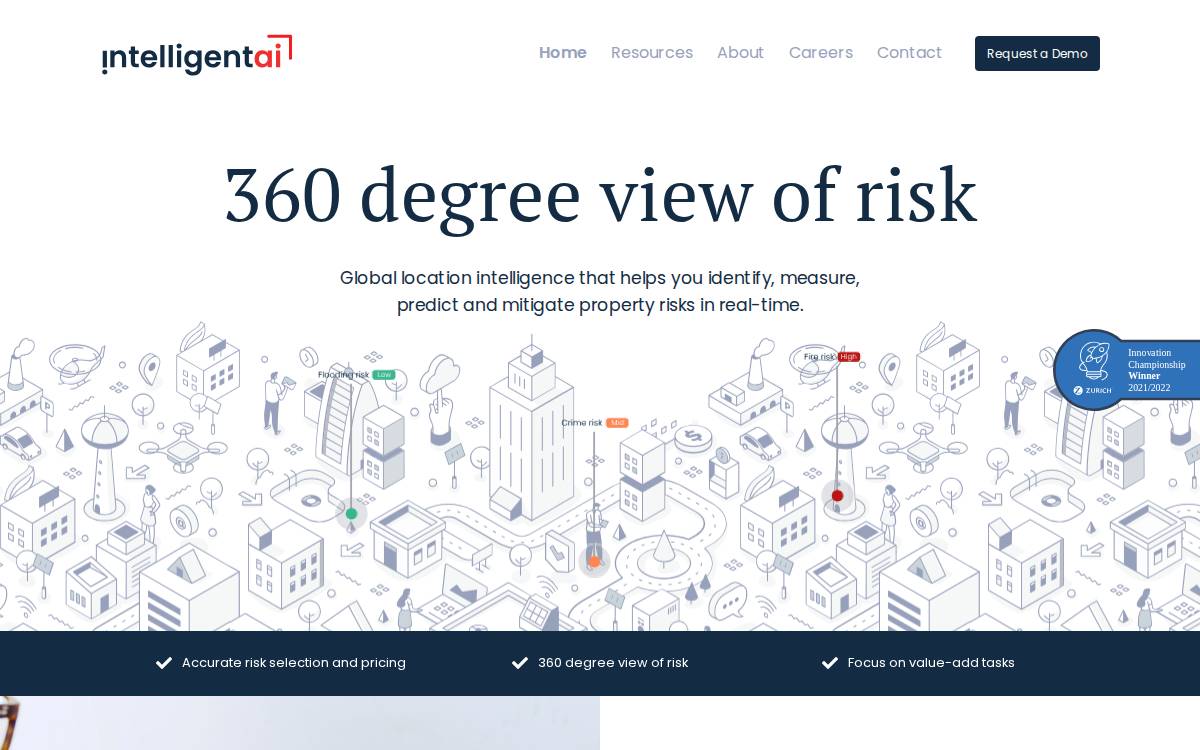 Intelligent AI website preview