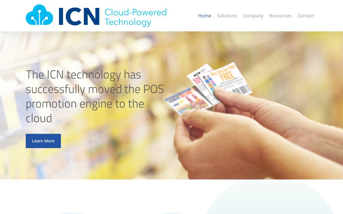Intelligent Clearing Network, Inc website preview