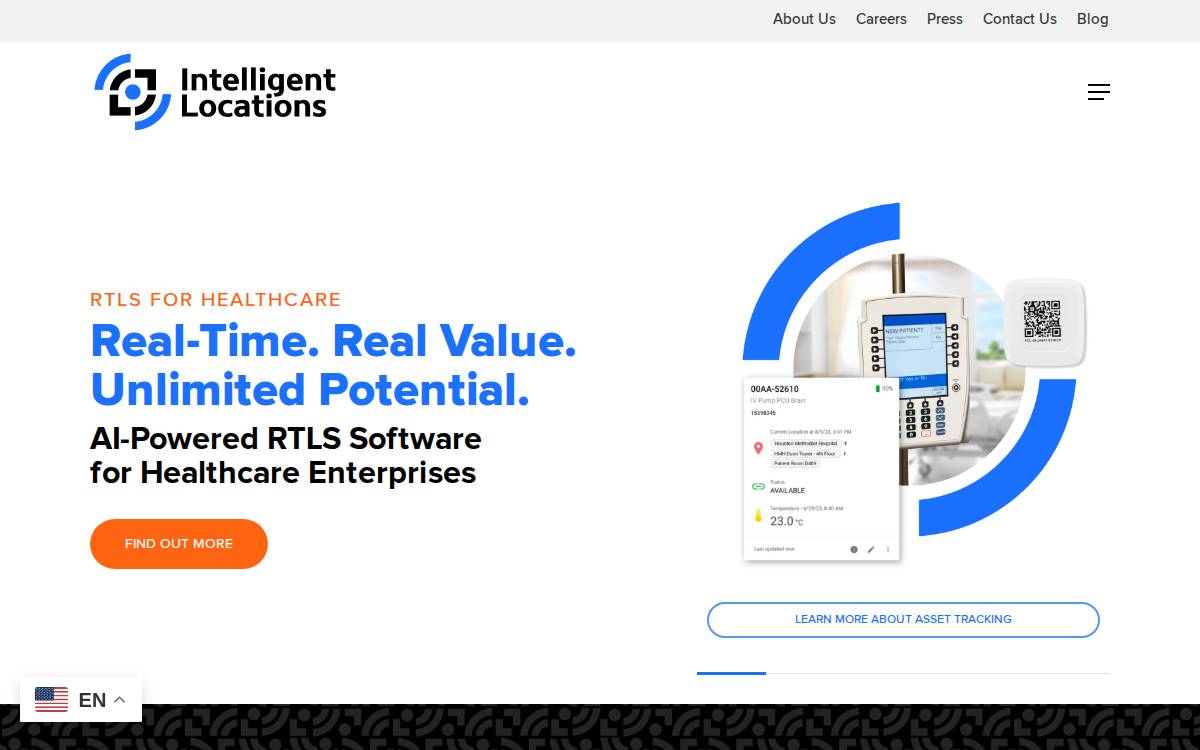 Intelligent Locations website preview