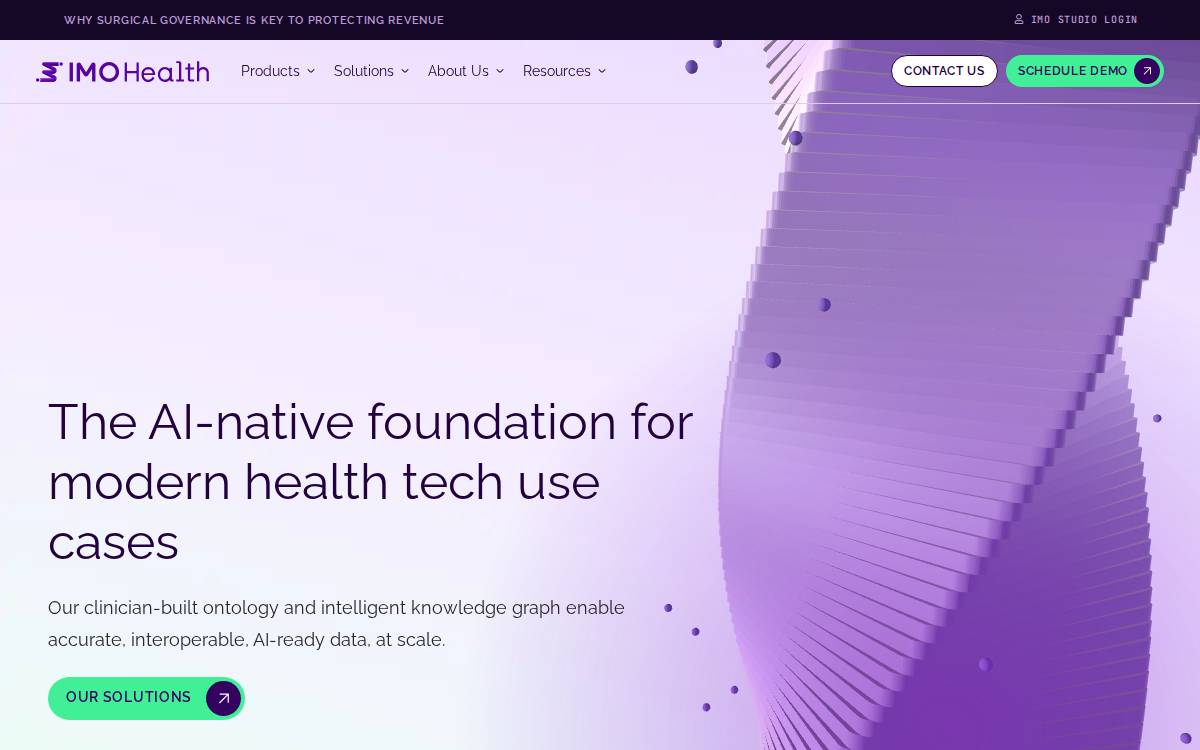Intelligent Medical Objects Inc website preview