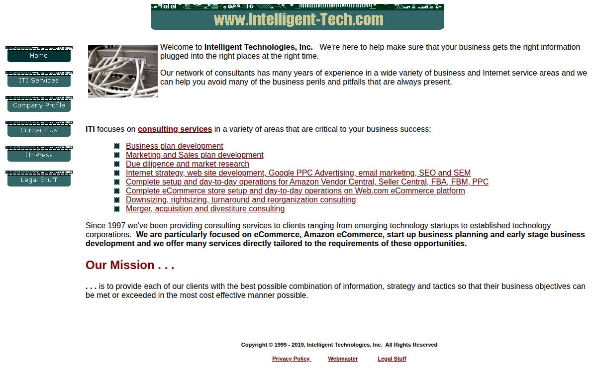 Intelligent Review Technologies Inc. website preview