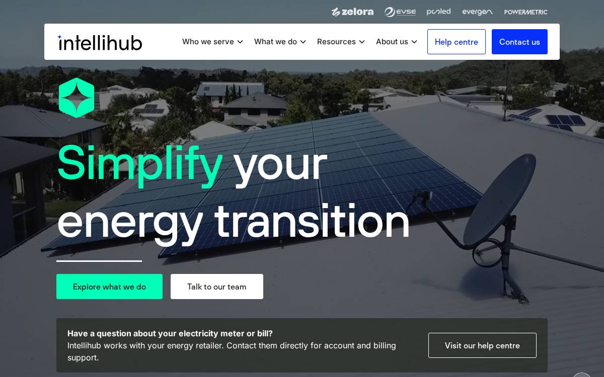 Intellihub website preview