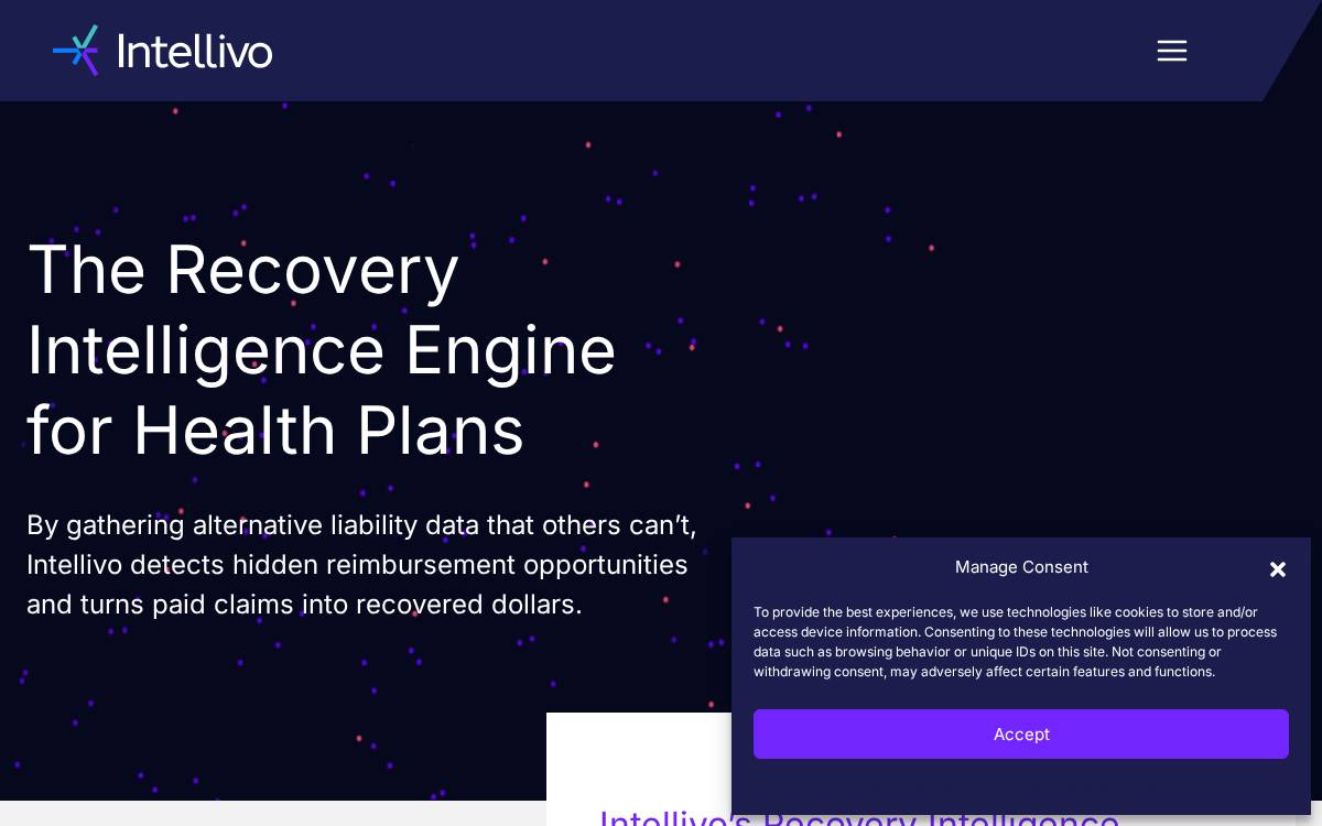 Intellivo website preview