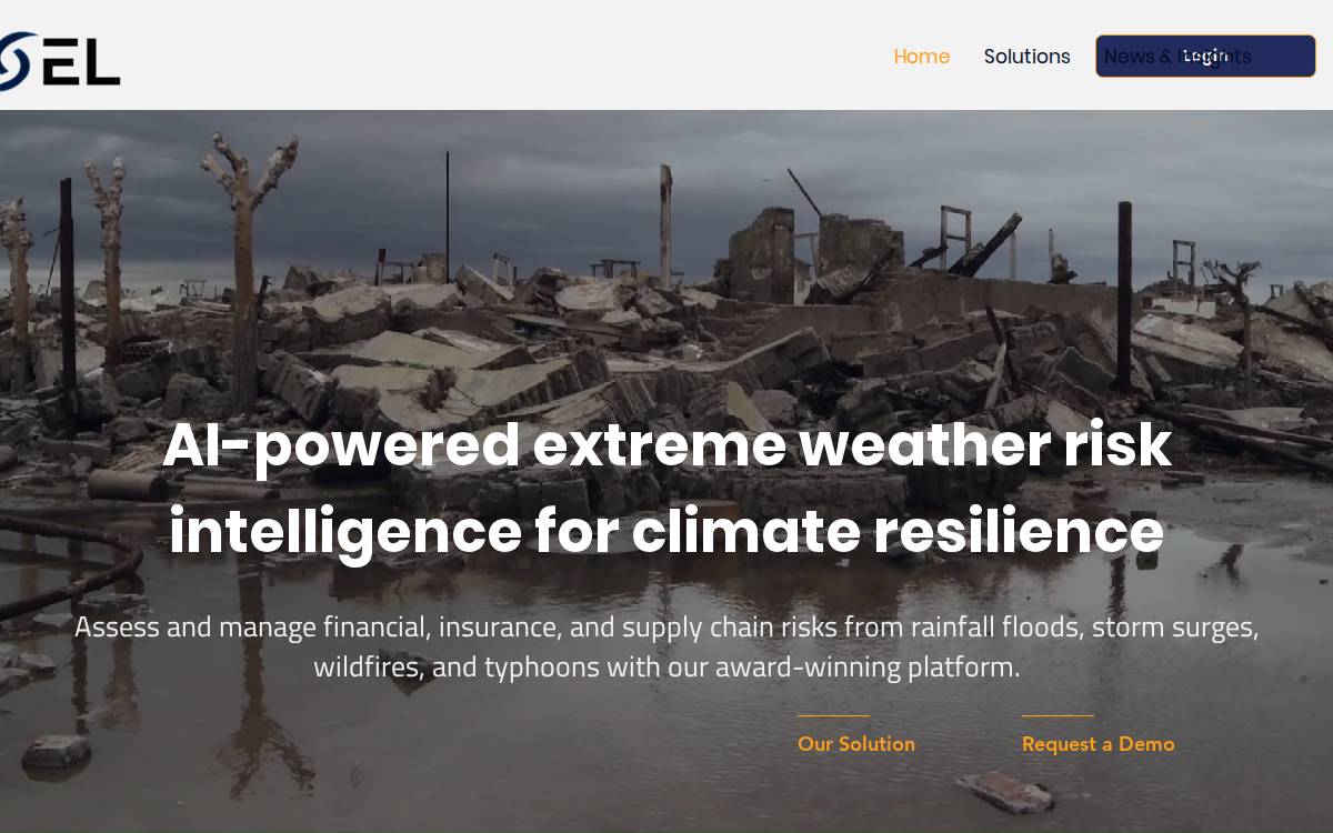 Intensel website preview
