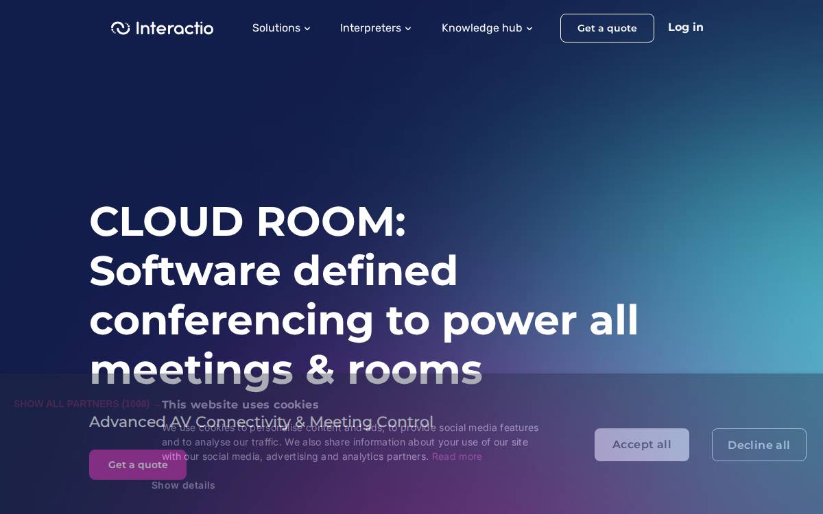 Interactio website preview