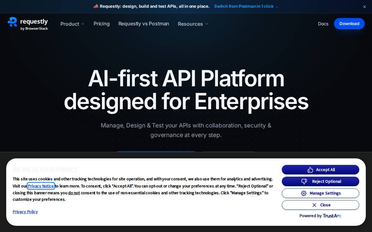 Intercept & modify HTTP requests website preview