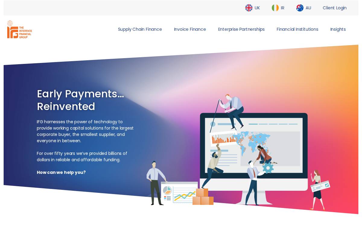 Interfacefinancial website preview