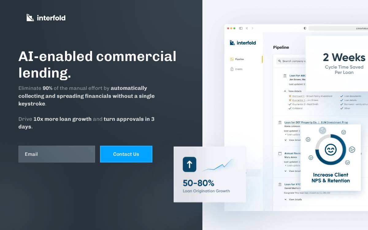 Interfold website preview