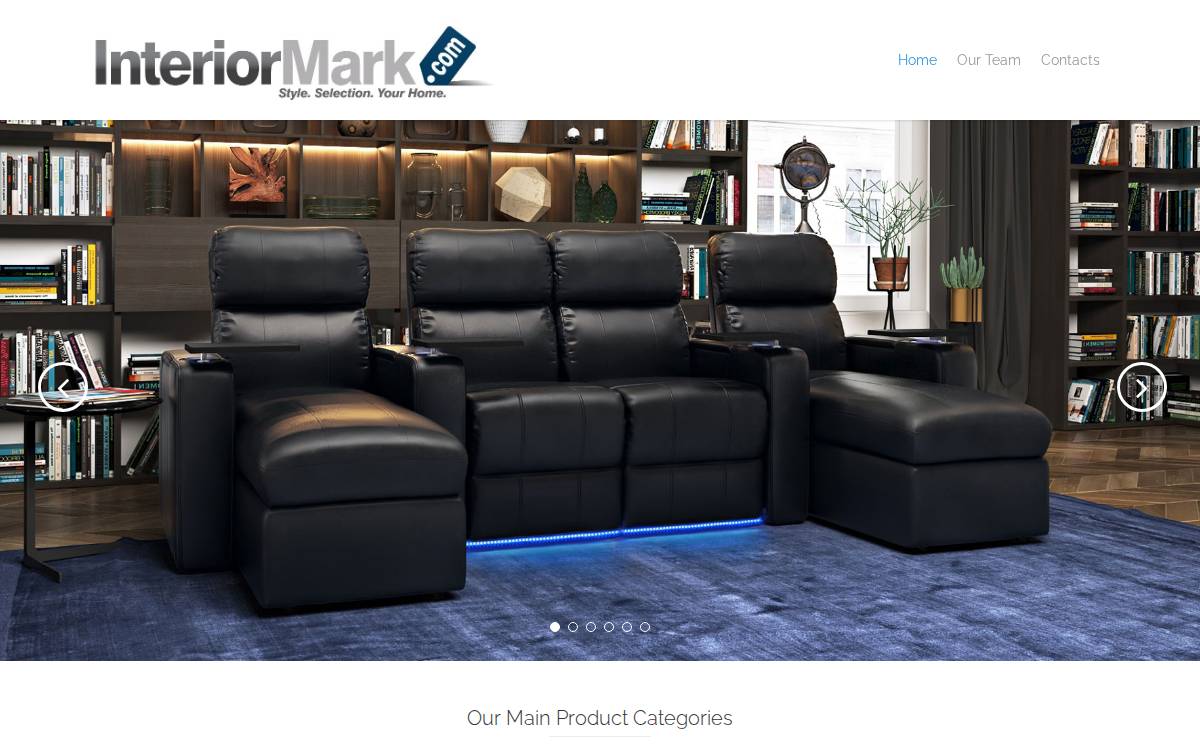 InteriorMark website preview