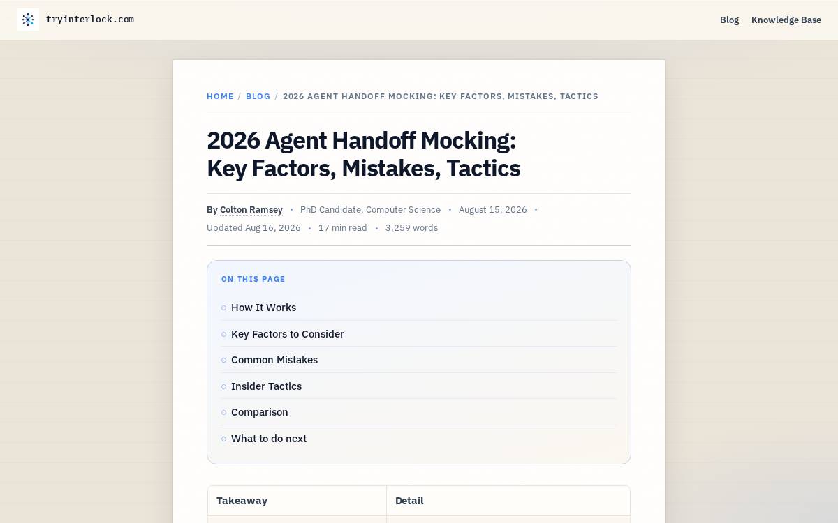 Interlock website preview