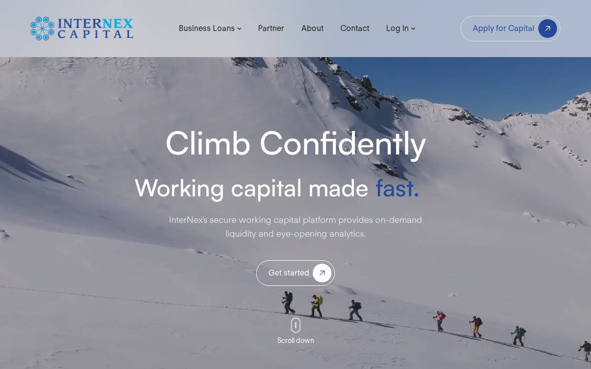 InterNex Capital website preview