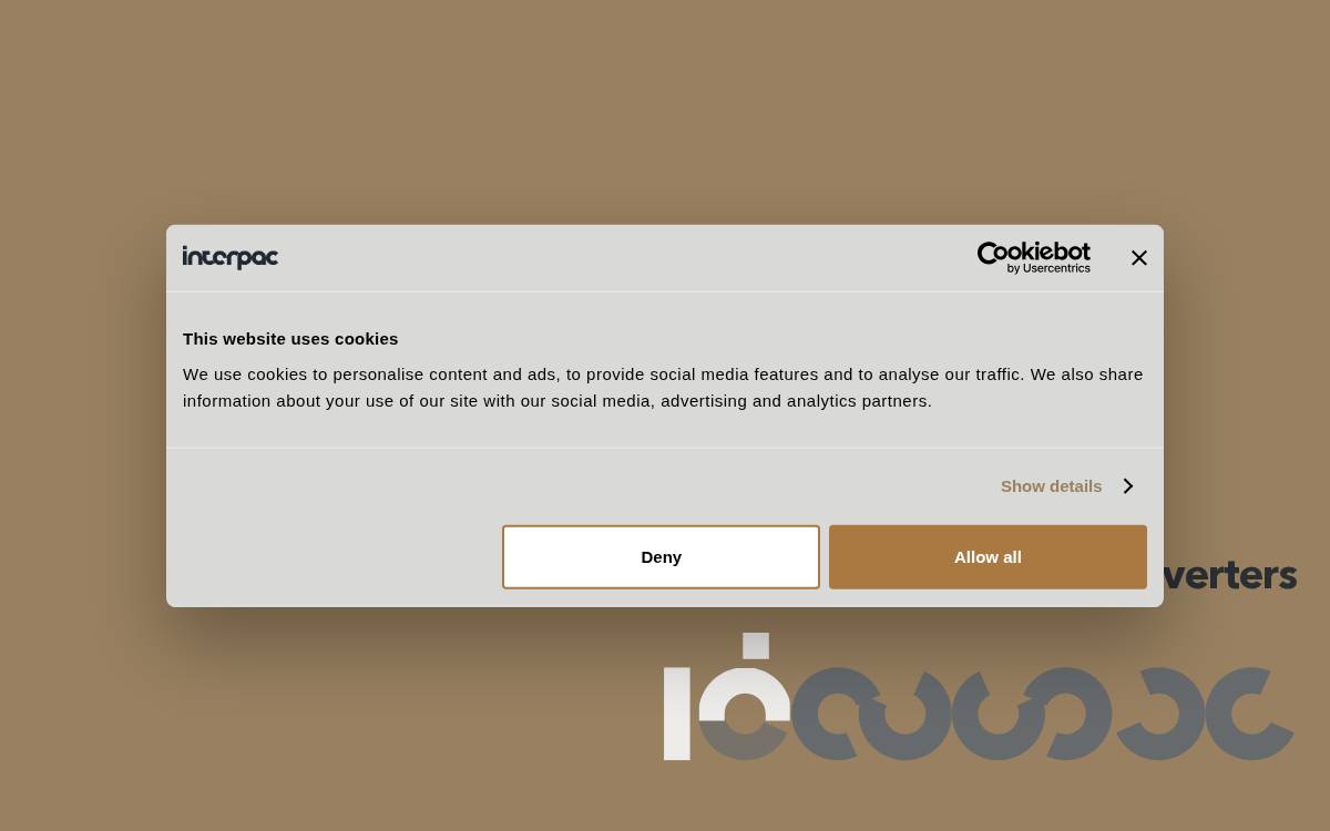 Interpac website preview