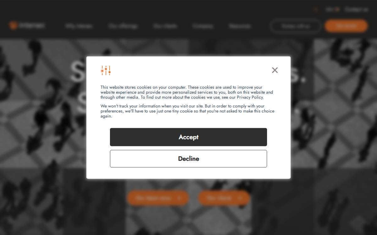 Intersec website preview