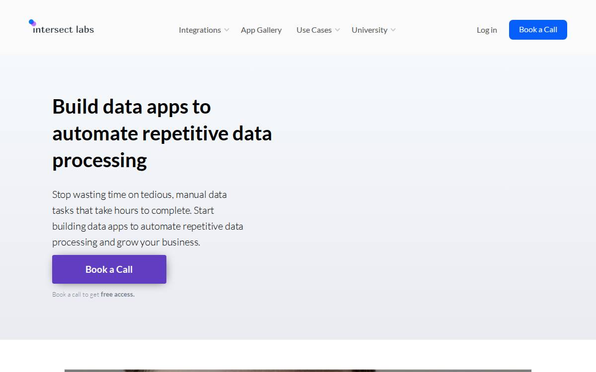 Intersect Labs website preview