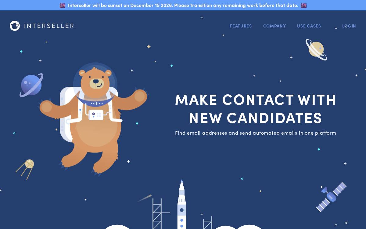 Interseller website preview