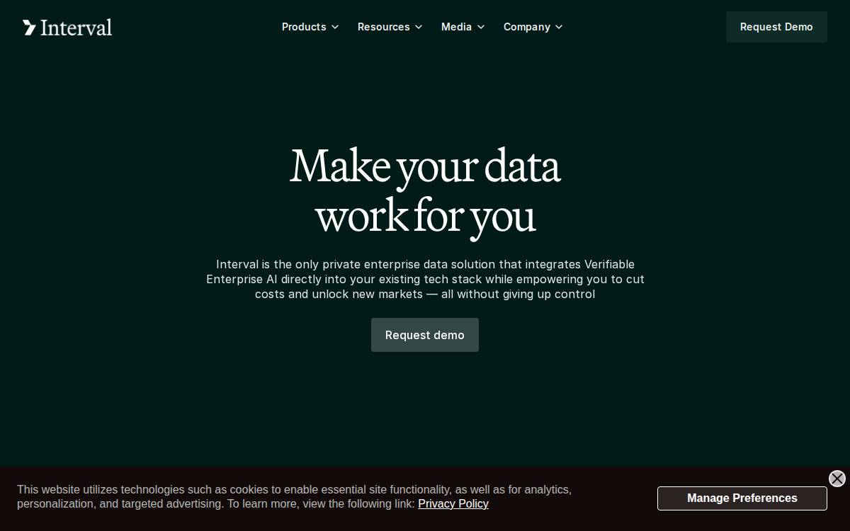 Interval website preview